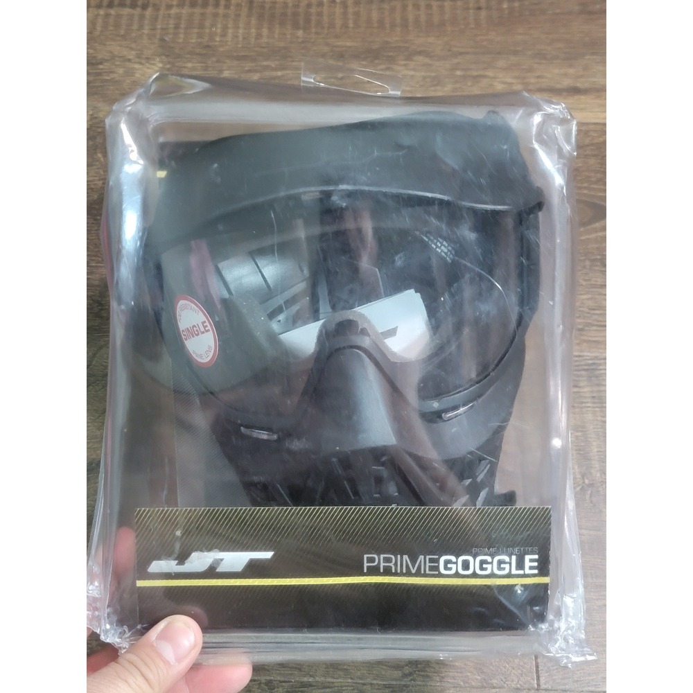 JT Elite Prime Paintball Goggle Mask Black Fog Resistant 180 Degree Vision New